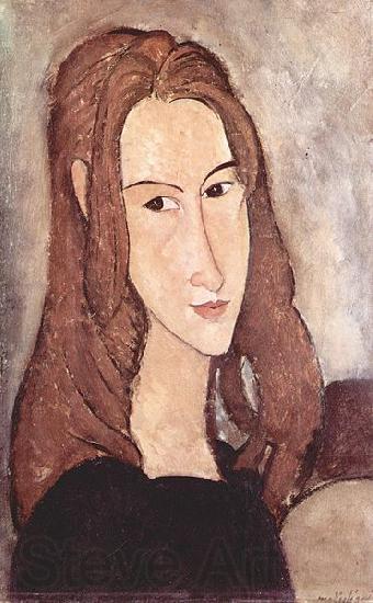 Amedeo Modigliani Portrait of Jeanne Hebuterne Norge oil painting art
